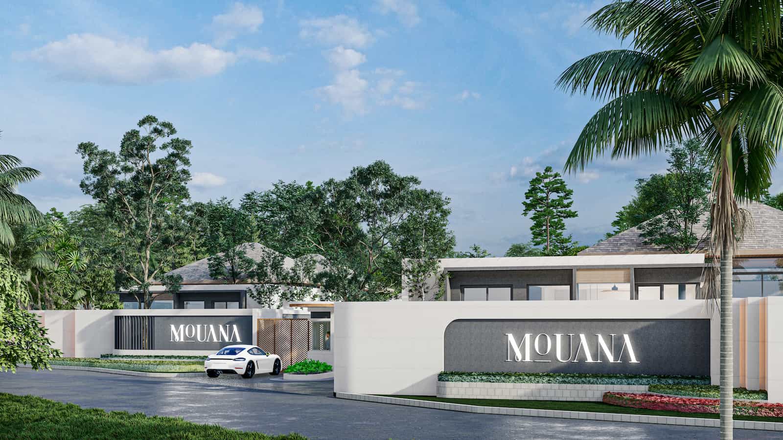 In Front The Villa 2